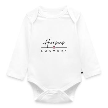 Dänemark - Horsens - Danemark - Danemark - Body Bébé bio manches longues - blanc - Devant