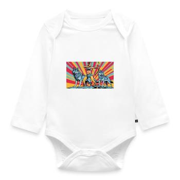 nVx Artemis 1 - Baby Bio-Langarm-Body - Weiß - Vorne