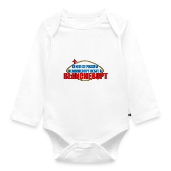 Alsace Blancherupt - Organic Longsleeve Baby Bodysuit - white - Front