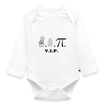 VIP - Baby Bio-Langarm-Body - Weiß - Vorne