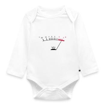 vu meter ii FR - Body Bébé bio manches longues - blanc - Devant