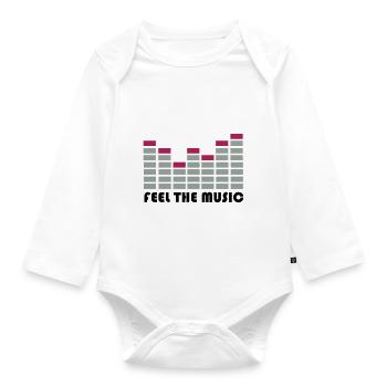 equalizer - Baby Bio-Langarm-Body - Weiß - Vorne