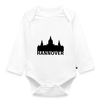 Hannover - Baby Bio-Langarm-Body - Weiß - Vorne