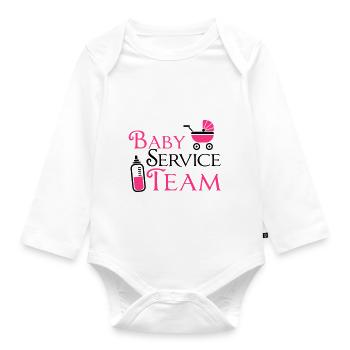 Baby Service Team - Baby Bio-Langarm-Body - Weiß - Vorne
