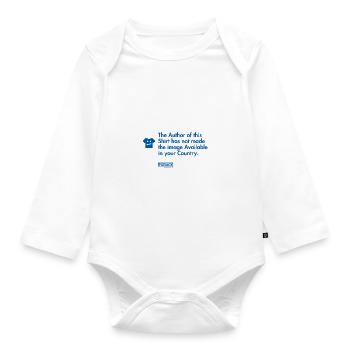 The Author - Baby Bio-Langarm-Body - Weiß - Vorne