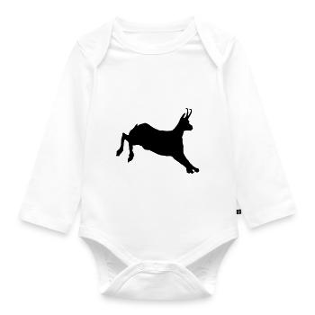 Die Jump (Vector) - Baby Bio-Langarm-Body - Weiß - Vorne