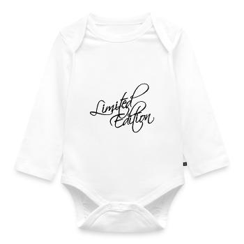 Limited Edition - Baby Bio-Langarm-Body - Weiß - Vorne