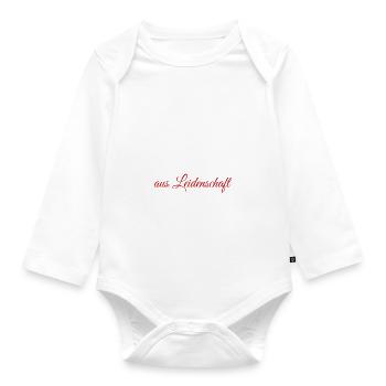 Landwirt aus Leidenschaft - Baby Bio-Langarm-Body - Weiß - Vorne