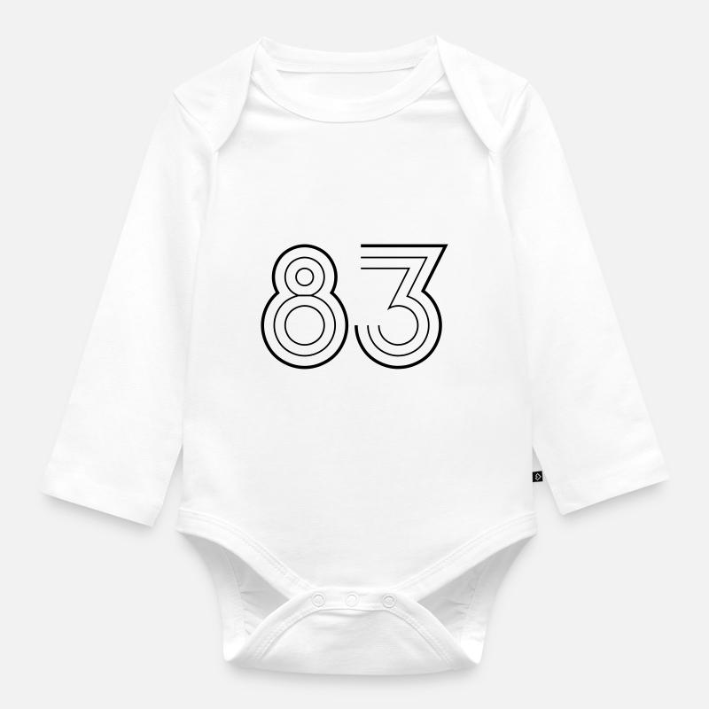 83 - Body Bébé bio manches longues - blanc