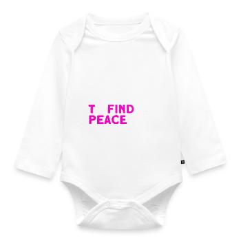 Motivation Streak Running Runner Marathon - Body Bébé bio manches longues - blanc - Devant