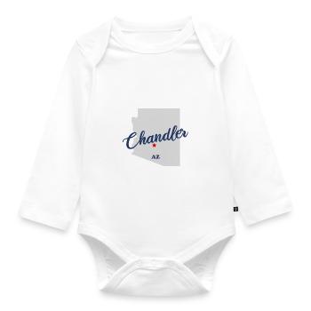Chandler - Arizona - USA United States of America - Baby Bio-Langarm-Body - Weiß - Vorne