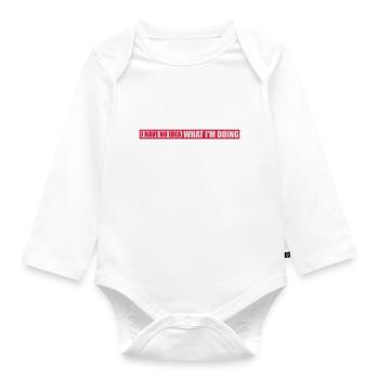 Aucune idée - Body Bébé bio manches longues - blanc - Devant