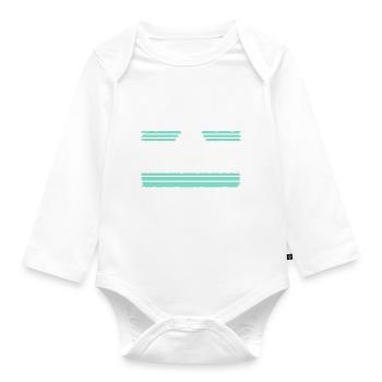 carpenter girl tshirts cutter - Baby Bio-Langarm-Body - Weiß - Vorne