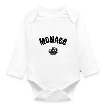 Monaco - Baby Bio-Langarm-Body - Weiß - Vorne