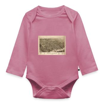 Knoxville 1886 - Organic Longsleeve Baby Bodysuit - mauve - Front