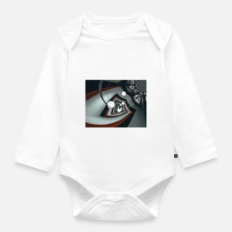 omega - Body Bébé bio manches longues - blanc