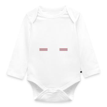 T-shirts de travail de charpentier actuels - Body Bébé bio manches longues - blanc - Devant