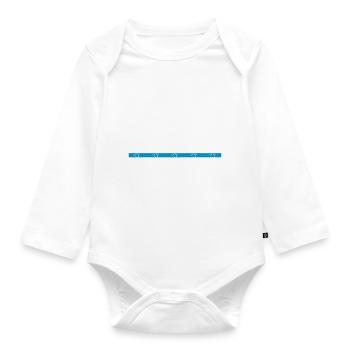 everything is ok wisdom cottondrawstringbag fun - Baby Bio-Langarm-Body - Weiß - Vorne