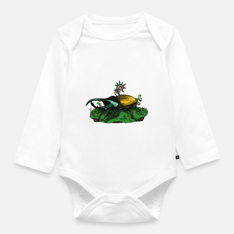 Karrante - Body Bébé bio manches longues - blanc