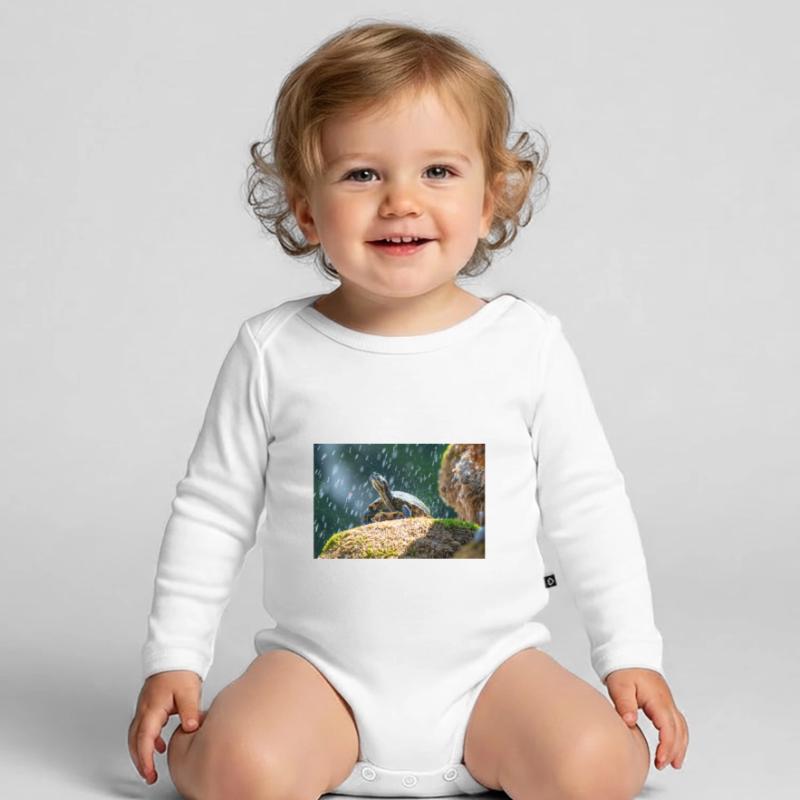 Trachemys scripta scripta scripta Body Bébé bio manches longues