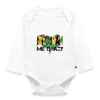 JAMAICA - Organic Longsleeve Baby Bodysuit - white - Front