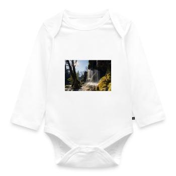 Veil Falls - Organic Longsleeve Baby Bodysuit - white - Front