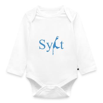 Sylt - North Sea - Germany - Kampen - Island - Organic Longsleeve Baby Bodysuit - white - Front