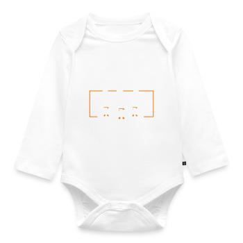 Nettoyage de l’aspirateur - Body Bébé bio manches longues - blanc - Devant