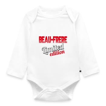 BEAU FRÈRE LIMITED EDITION - Organic Longsleeve Baby Bodysuit - white - Front