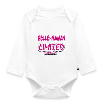 BELLE MAMAN LIMITIERTE AUFLAGE - Baby Bio-Langarm-Body - Weiß - Vorne