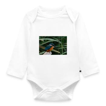 000 1338 DxO - Organic Longsleeve Baby Bodysuit - white - Front