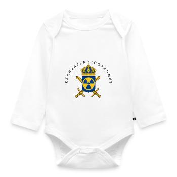 The Swedish Nuclear Weapons Programme - Organic Longsleeve Baby Bodysuit - white - Front