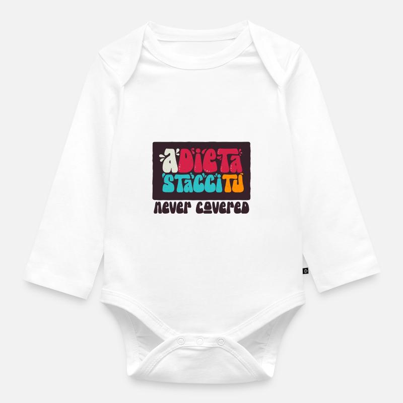 Die Stacci Tu Diät - Baby Bio-Langarm-Body - Weiß