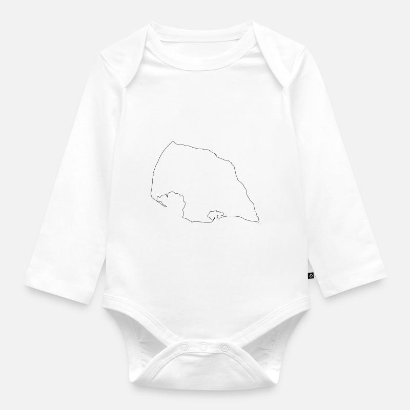 Fehmarn - Baby Bio-Langarm-Body - Weiß