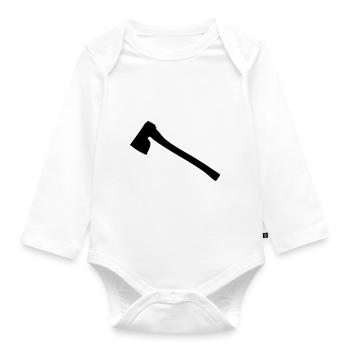 AXT - Baby Bio-Langarm-Body - Weiß - Vorne