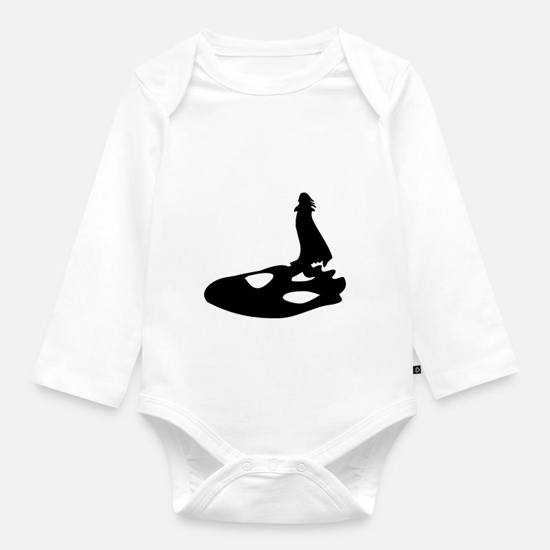 albator - Body Bébé bio manches longues - blanc