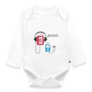 POD 3 - Baby Bio-Langarm-Body - Weiß - Vorne