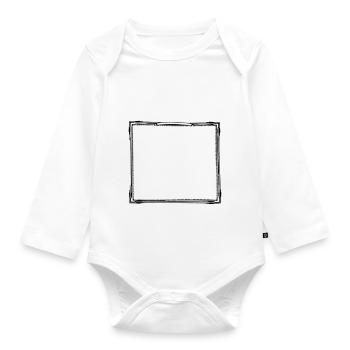 2577109 Rahmen - Baby Bio-Langarm-Body - Weiß - Vorne