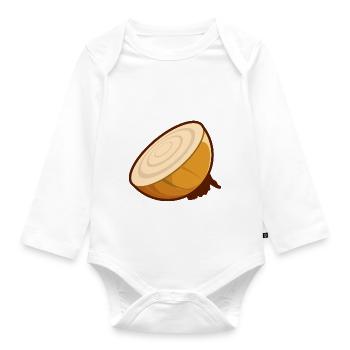 onion - Organic Longsleeve Baby Bodysuit - white - Front
