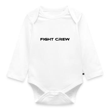 Fight Crew - Organic Longsleeve Baby Bodysuit - white - Front