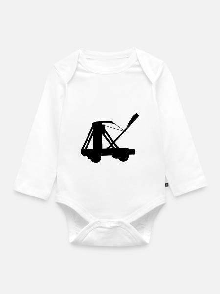 Katapult - Baby Bio-Langarm-Body - Weiß