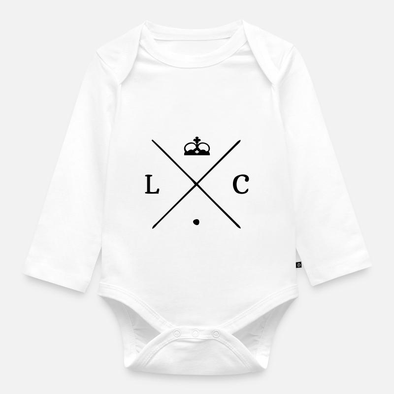 Hipster Logo - Body Bébé bio manches longues - blanc