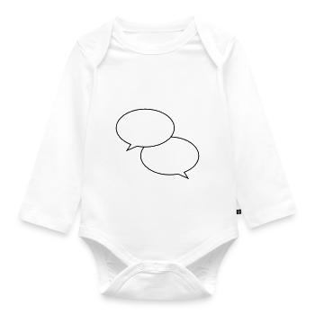 bubbles - Organic Longsleeve Baby Bodysuit - white - Front