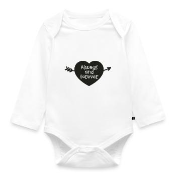 Always And Forever - Baby Bio-Langarm-Body - Weiß - Vorne