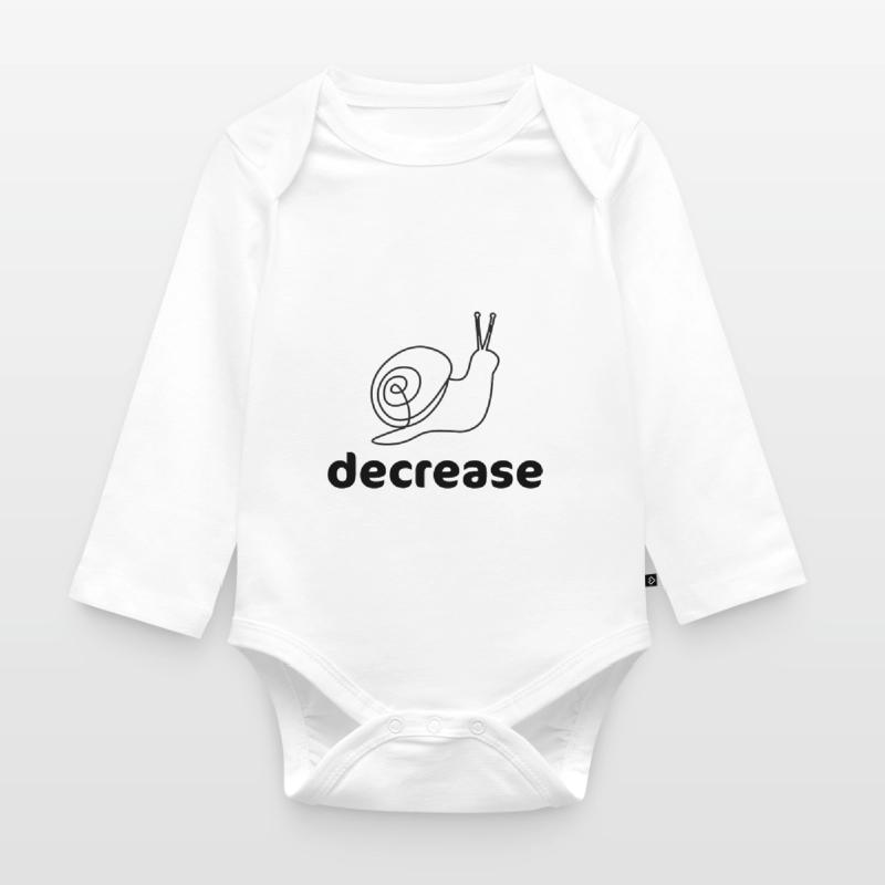 decrease Organic Longsleeve Baby Bodysuit
