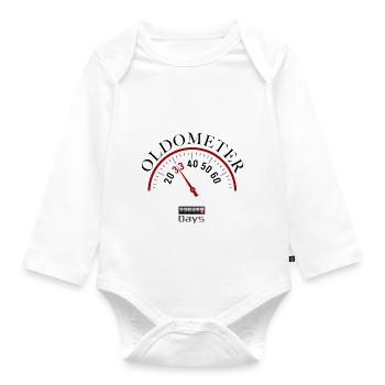 Oldometer 33e anniversaire - Body Bébé bio manches longues - blanc - Devant