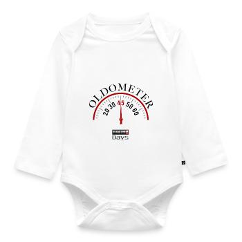 OLDOMETER 45e anniversaire - Body Bébé bio manches longues - blanc - Devant