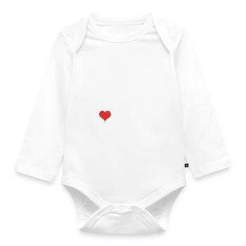 J’aime les mamans chaudes - Body Bébé bio manches longues - blanc - Devant