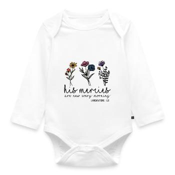 Kirche Religion Katholik katholisch Jesus Christus - Baby Bio-Langarm-Body - Weiß - Vorne