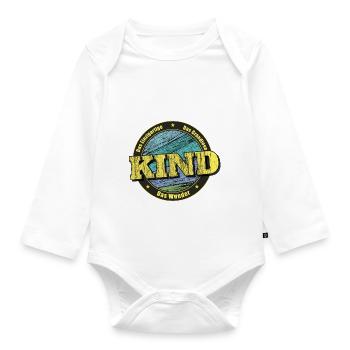 Das Kind, das Wunder - Baby Bio-Langarm-Body - Weiß - Vorne